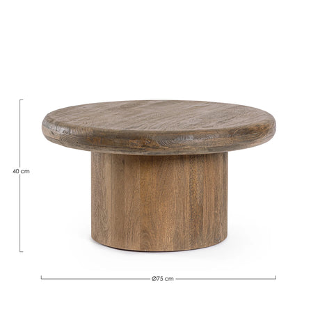 Beistelltisch Lopez Braun 75x75 - ZEN ZONE Furniture