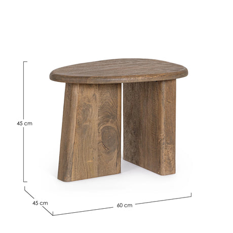 Beistelltisch Zacatecas Braun 60x45 - ZEN ZONE Furniture