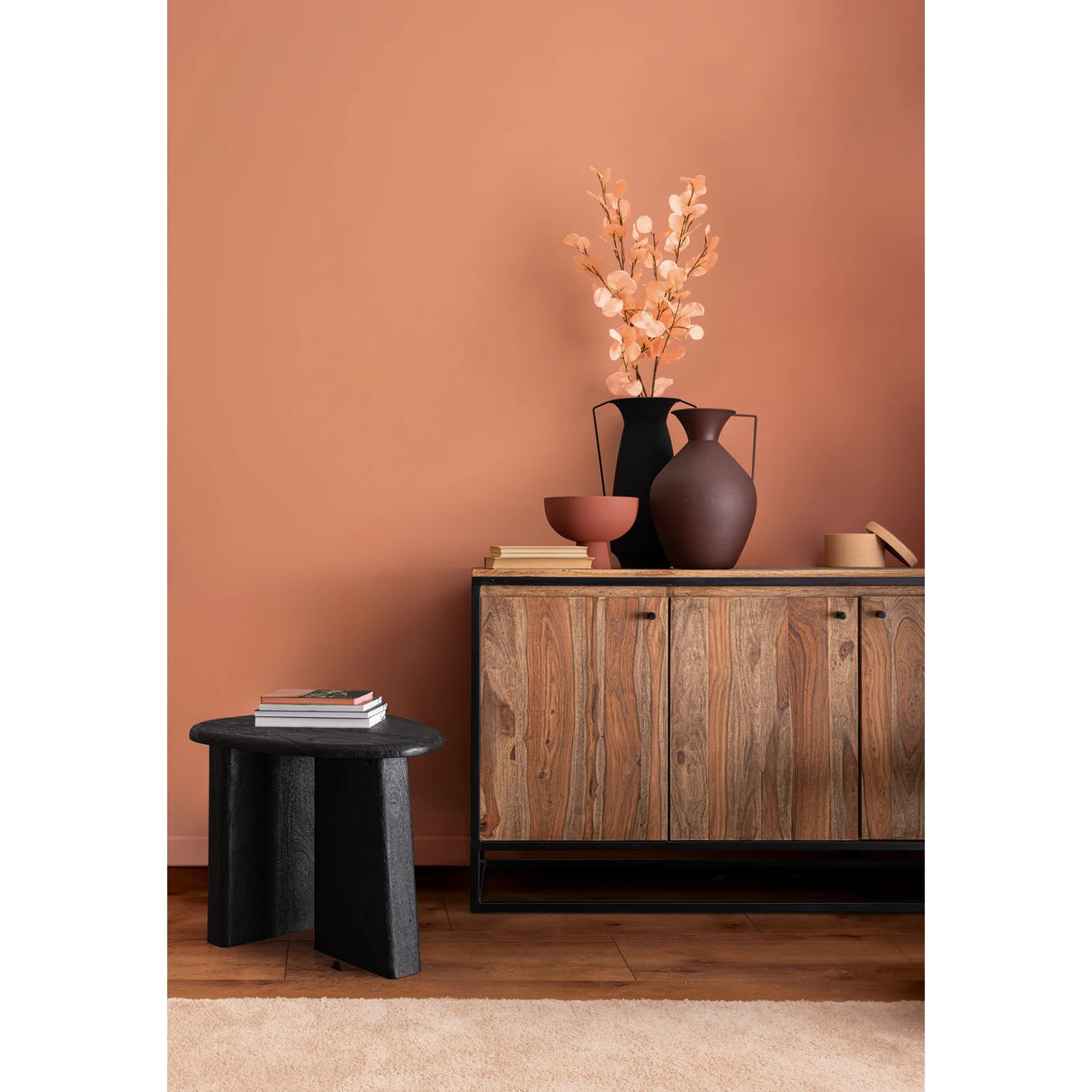 Beistelltisch Zacatecas Schwarz 60x45 - ZEN ZONE Furniture