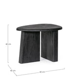 Beistelltisch Zacatecas Schwarz 60x45 - ZEN ZONE Furniture