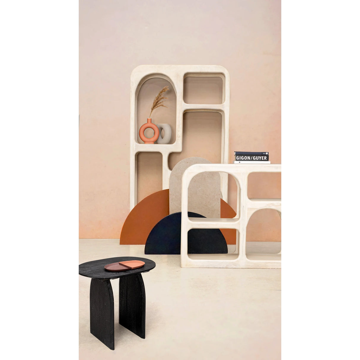 Beistelltisch Monterrey Schwarz 60x45 - ZEN ZONE Furniture