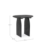 Beistelltisch Monterrey Schwarz 60x45 - ZEN ZONE Furniture