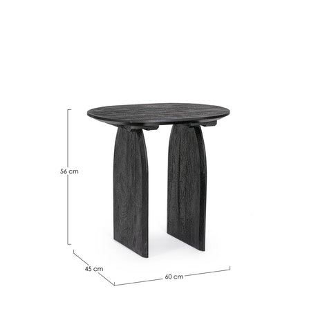 Beistelltisch Monterrey Schwarz 60x45 - ZEN ZONE Furniture