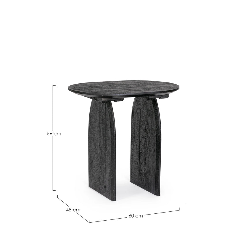 Beistelltisch Monterrey Schwarz 60x45 - ZEN ZONE Furniture