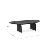 Beistelltisch Schwarz 135x76 Monterrey - ZEN ZONE Furniture