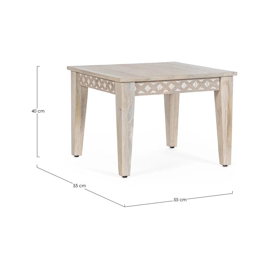 Indira Couchtisch 55x55 cm - ZEN ZONE Furniture