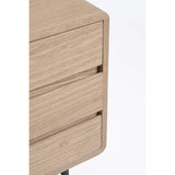 TV Sideboard mit 2 Türen und 3 Schubladen Widald Natur - ZEN ZONE Furniture