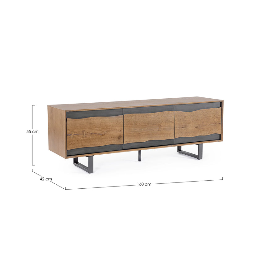 TV Sideboard mit 3 Türen Garwood - ZEN ZONE Furniture