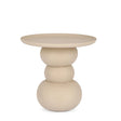 Couchtisch Beige rund 36x36 Alpa - ZEN ZONE Furniture