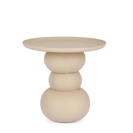Couchtisch Beige rund 36x36 Alpa - ZEN ZONE Furniture
