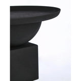 Couchtisch Schwarz rund 40,5x40,5 Alka - ZEN ZONE Furniture