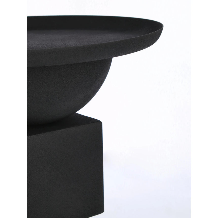 Couchtisch Schwarz rund 40,5x40,5 Alka - ZEN ZONE Furniture