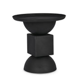 Couchtisch Schwarz rund 40,5x40,5 Alka - ZEN ZONE Furniture