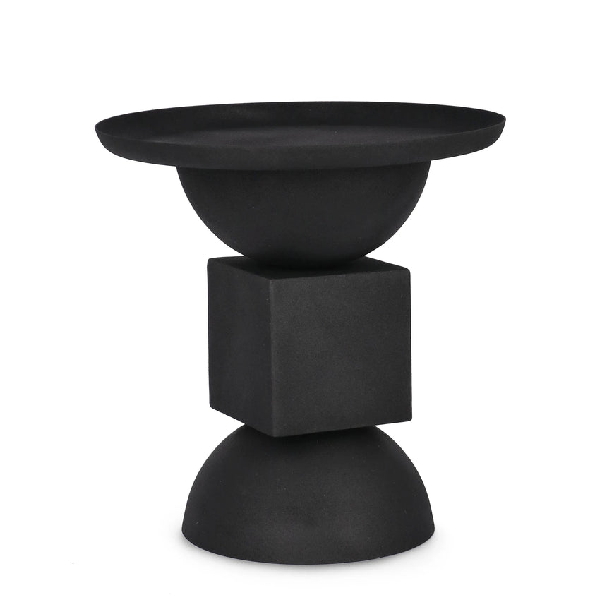 Couchtisch Schwarz rund 40,5x40,5 Alka - ZEN ZONE Furniture