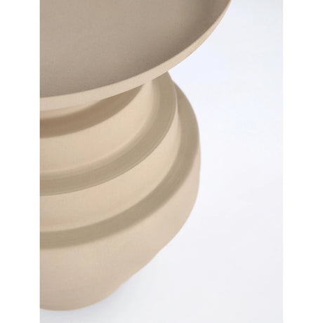 Couchtisch Beige rund 35,5x35,5 Amba - ZEN ZONE Furniture