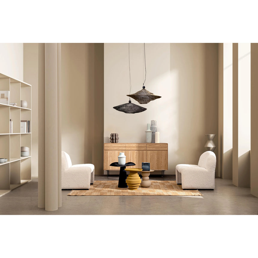 Couchtisch Senffarbig rund 35,5x35,5 Amba - ZEN ZONE Furniture