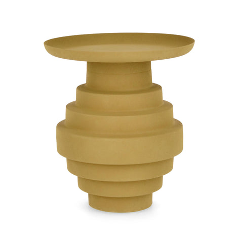 Couchtisch Senffarbig rund 35,5x35,5 Amba - ZEN ZONE Furniture