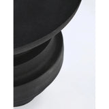 Couchtisch Schwarz rund 40x40 Amba - ZEN ZONE Furniture