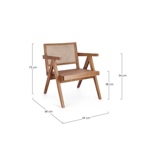 Lounge-Sessel Galia Nat - ZEN ZONE Furniture