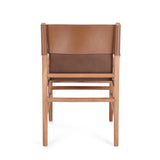 Essstuhl mit Armlehne Caroline Cognac - ZEN ZONE Furniture