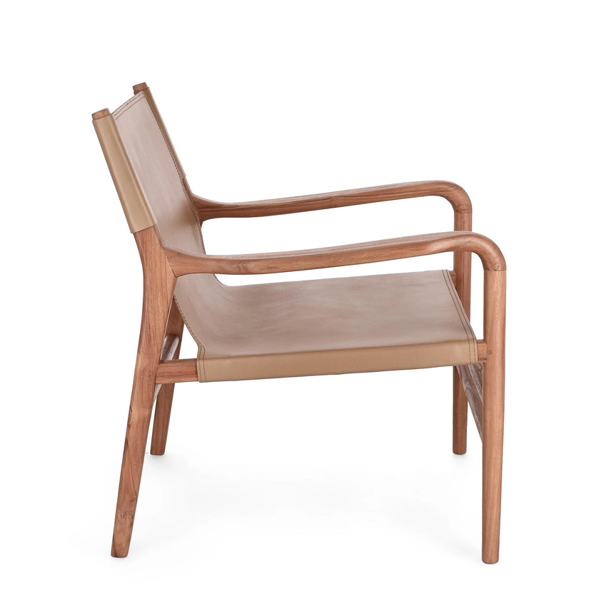 Lounge-Sessel Caroline Taupe - ZEN ZONE Furniture