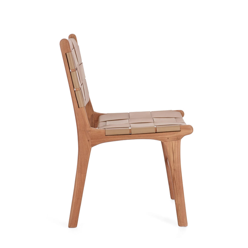 Essstuhl Joanna Taupe - ZEN ZONE Furniture