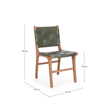 Essstuhl Joanna Grün - ZEN ZONE Furniture