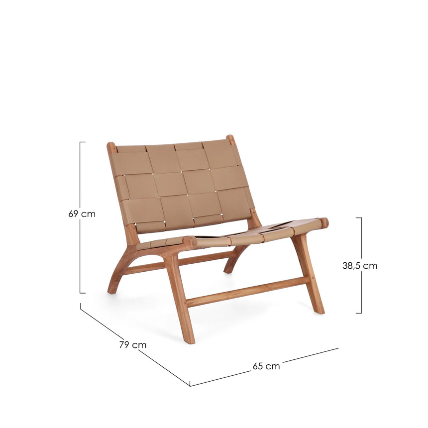Lounge-Sessel Joanna Taupe - ZEN ZONE Furniture