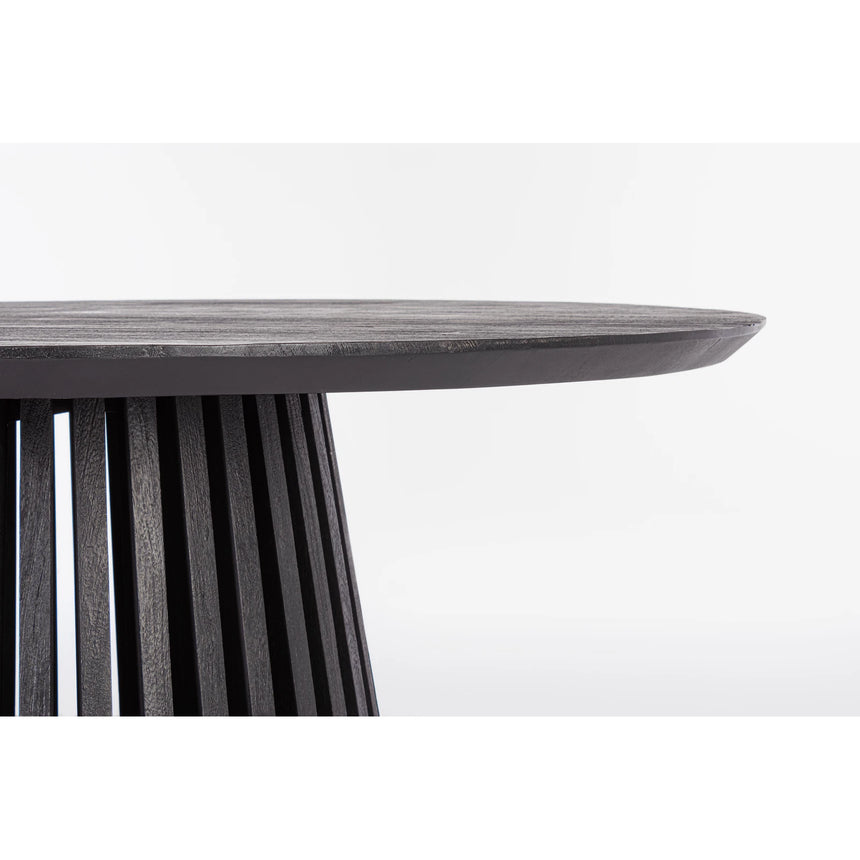 Esstisch 130cm Schwarz Odion - ZEN ZONE Furniture