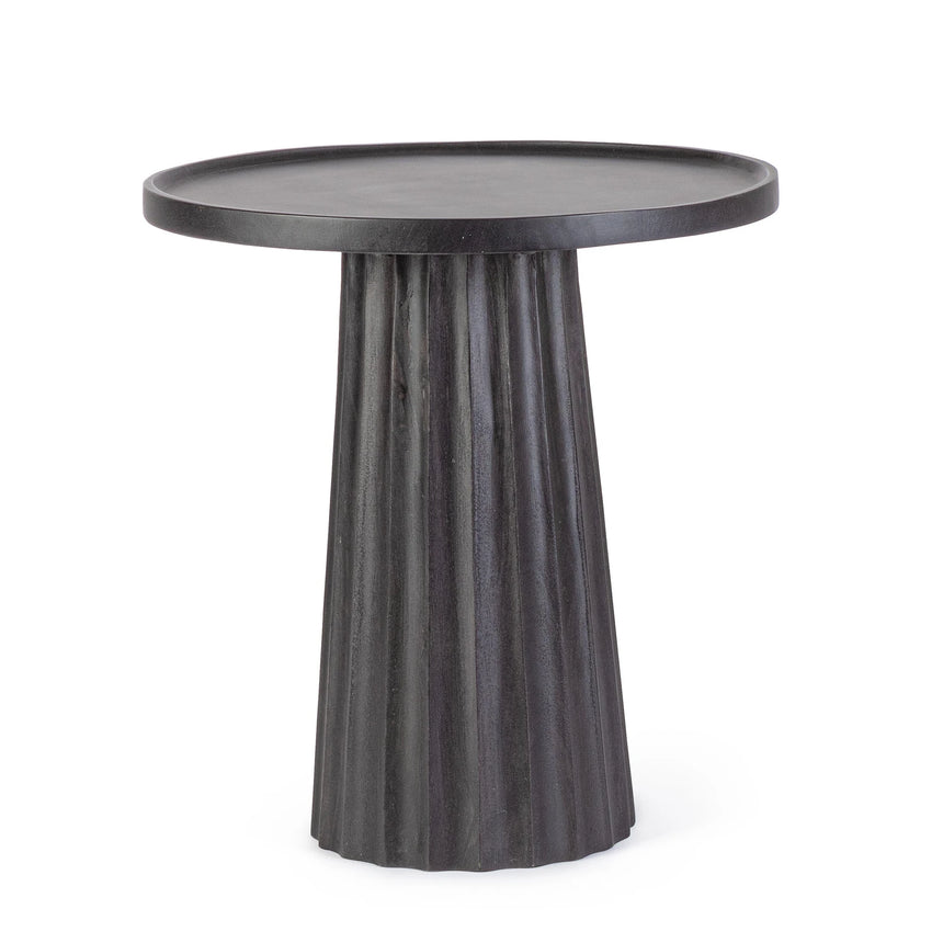Couchtisch Schwarz rund 46x46 Orissa - ZEN ZONE Furniture
