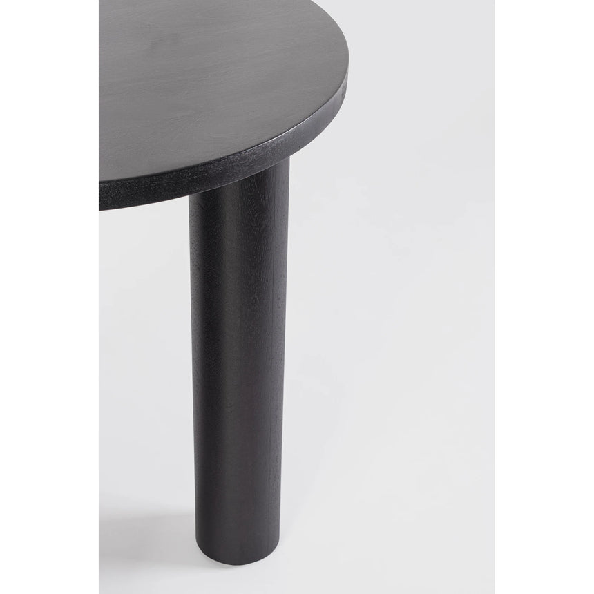 Couchtisch Schwarz rund 50x50 Orissa - ZEN ZONE Furniture