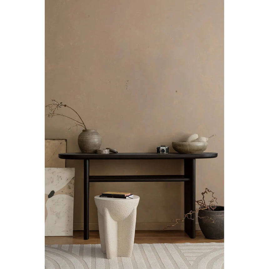 Empire Konsole Schwarz Oval - ZEN ZONE Furniture