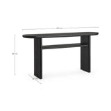 Empire Konsole Schwarz Oval - ZEN ZONE Furniture