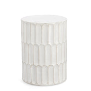 Couchtisch rund 40,5x40,5 Weiß Caesar - ZEN ZONE Furniture