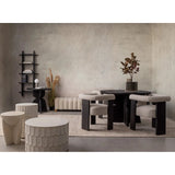 Caesar Weisser Couchtisch 38x38 cm - ZEN ZONE Furniture