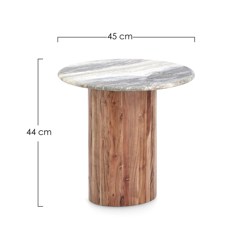 Couchtisch rund 45x45 Eloy - ZEN ZONE Furniture