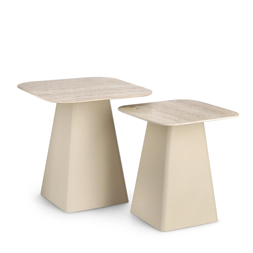 2er Set Couchtisch Hardy quadratisch - ZEN ZONE Furniture