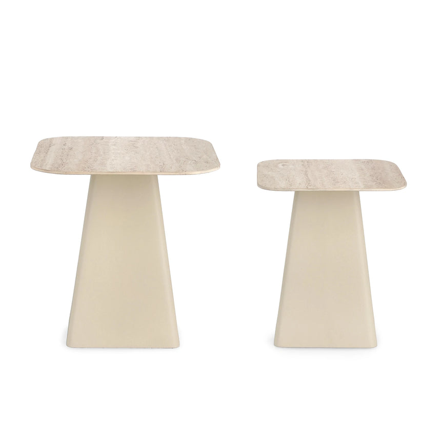 2er Set Couchtisch Hardy quadratisch - ZEN ZONE Furniture