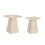 2er Set Couchtisch Hardy quadratisch - ZEN ZONE Furniture
