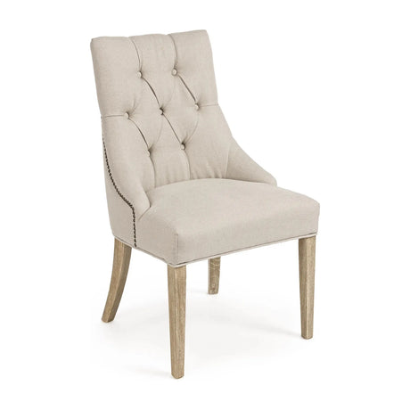 Cally Natural Stuhl mit Kissen - ZEN ZONE Furniture