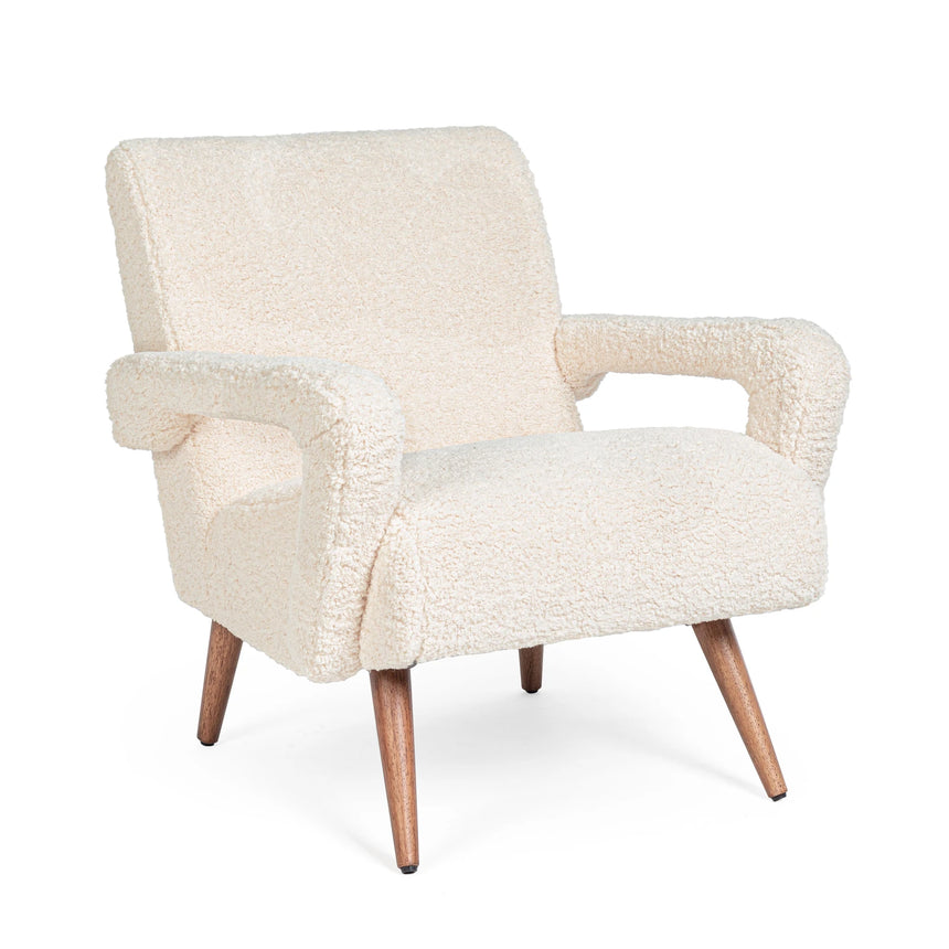 Sessel Berna Weiß - ZEN ZONE Furniture
