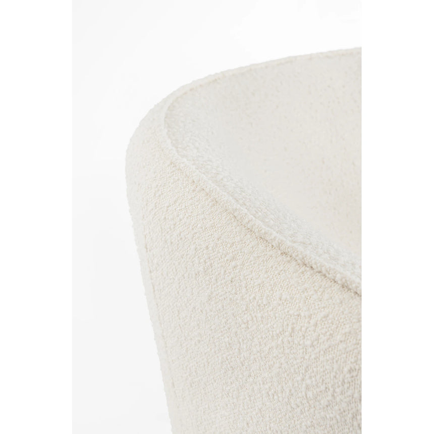 Sessel Avril Weiß Bouclé - ZEN ZONE Furniture