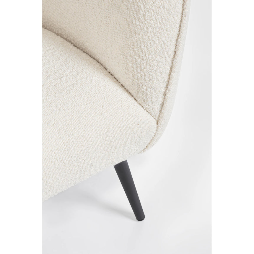 Sofa 3-Sitzer Avril Weiß Bouclé - ZEN ZONE Furniture