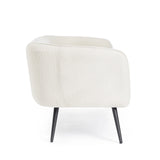 Sofa 3-Sitzer Avril Weiß Bouclé - ZEN ZONE Furniture