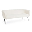 Sofa 3-Sitzer Avril Weiß Bouclé - ZEN ZONE Furniture