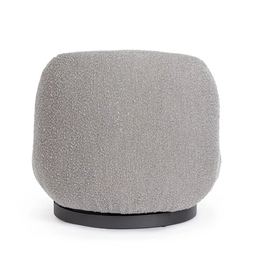 Drehsessel Margot Grau Bouclé - ZEN ZONE Furniture