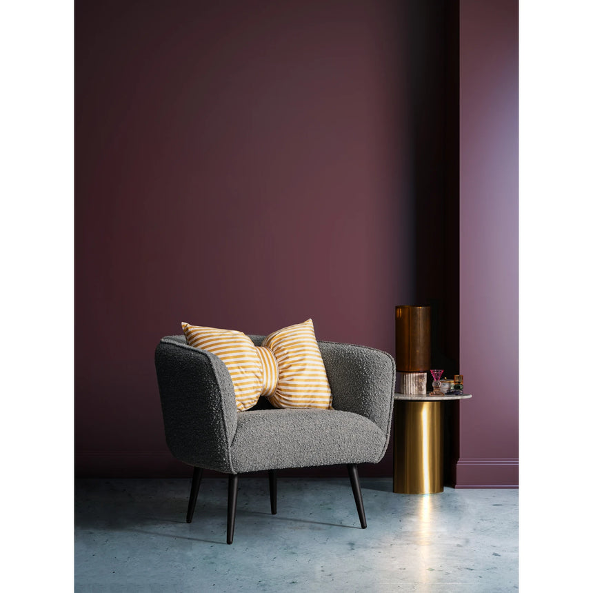 Sessel Avril Grau Bouclé - ZEN ZONE Furniture