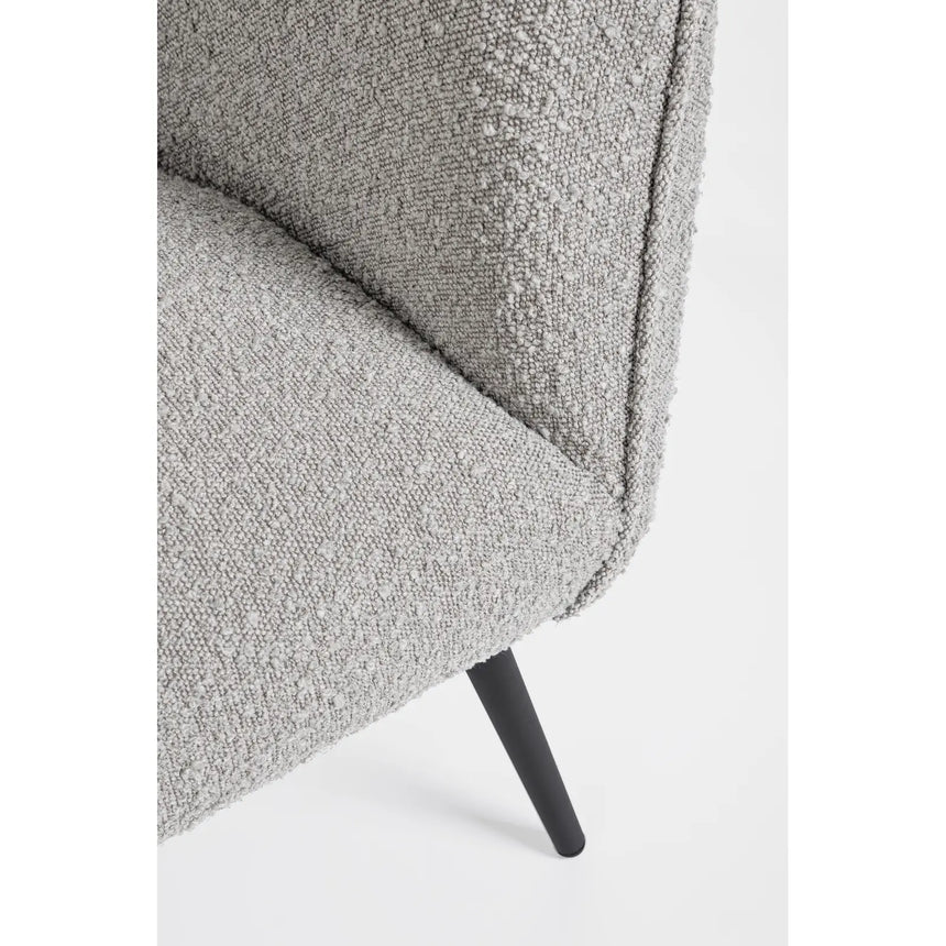 Sofa 2-Sitzer Avril Grau Bouclé - ZEN ZONE Furniture