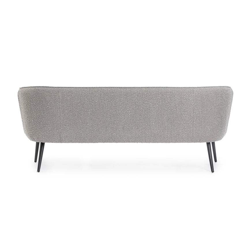 Sofa 3-Sitzer Avril Grau Bouclé - ZEN ZONE Furniture