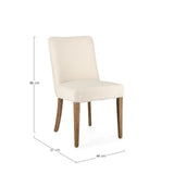 Essstuhl Beatriz Naturfarbe Boucle - ZEN ZONE Furniture